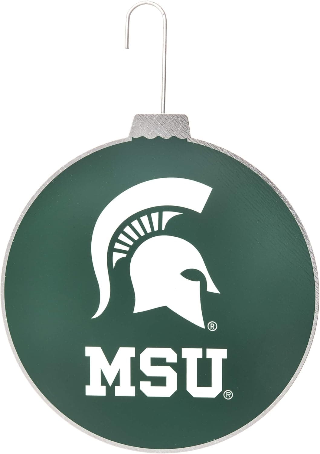 Pack of 2 Michigan State Univeristy Spartans DISC Ornaments