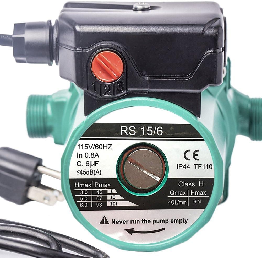 Holleyweb® Water Heater 3/4'' 110V Hot Water Circulation Circulator Circulating Pump For Solar Heater System With US Plug