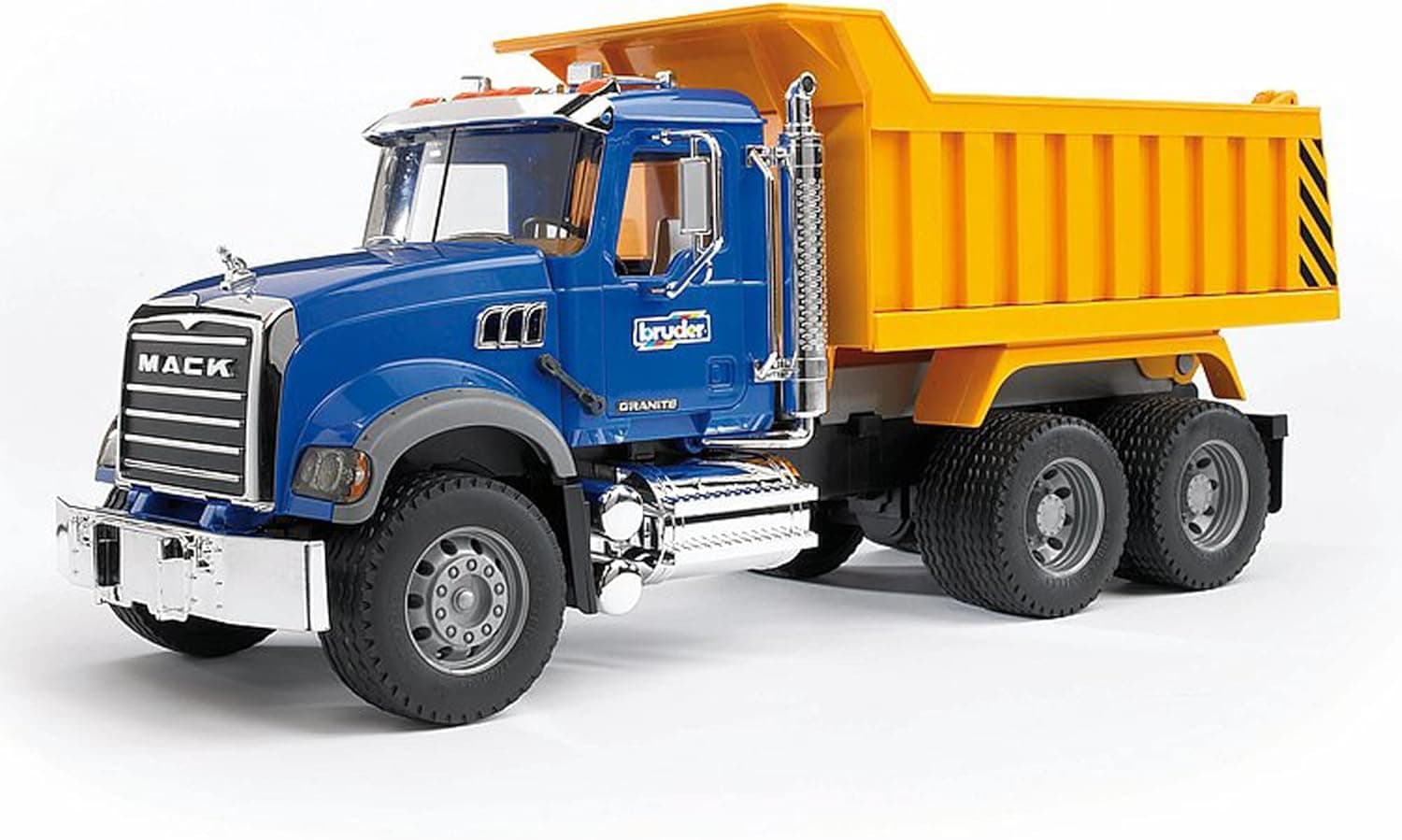 Bruder 02815 MACK Granite Dump Truck for Construction and Farm Pretend Play