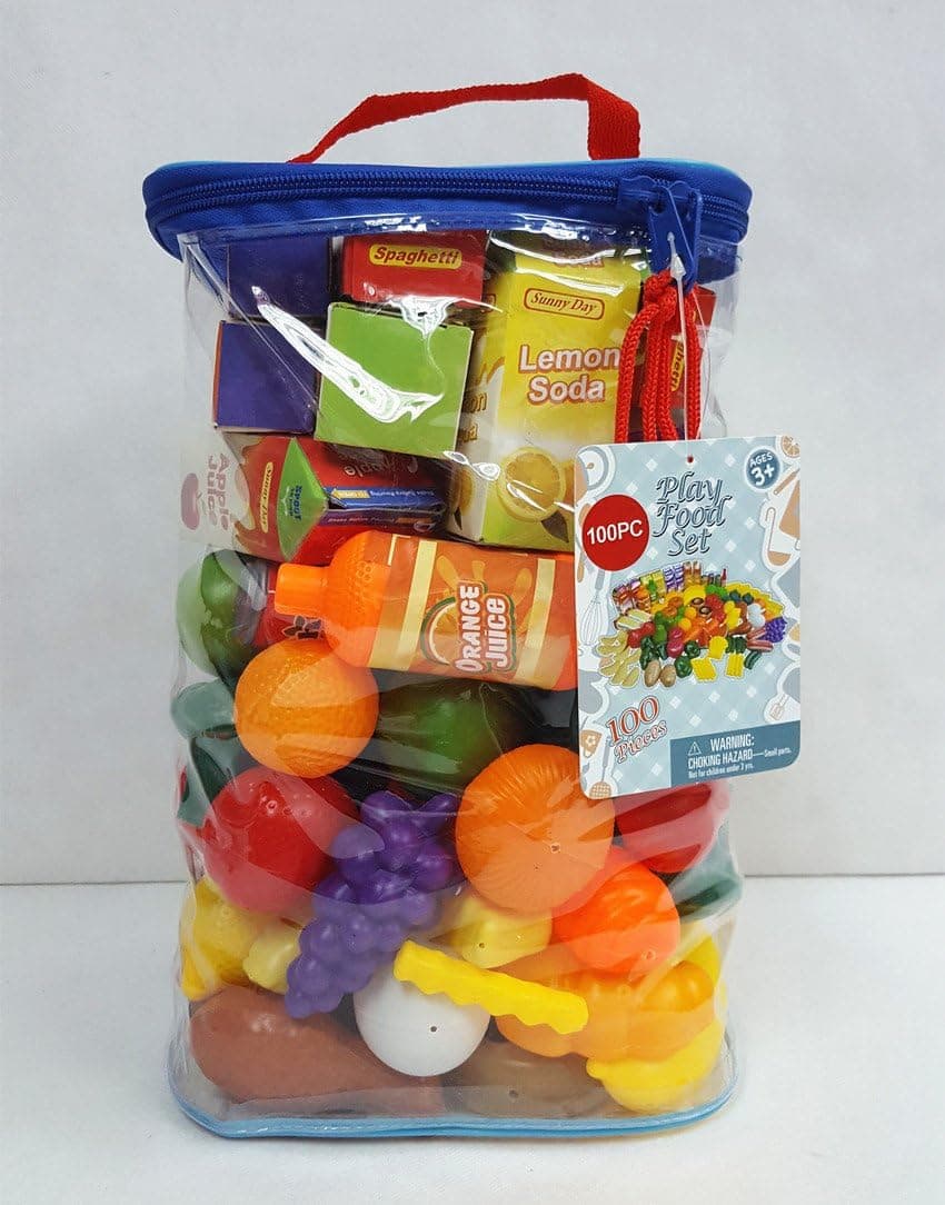 100 Piece Play Food Assortment