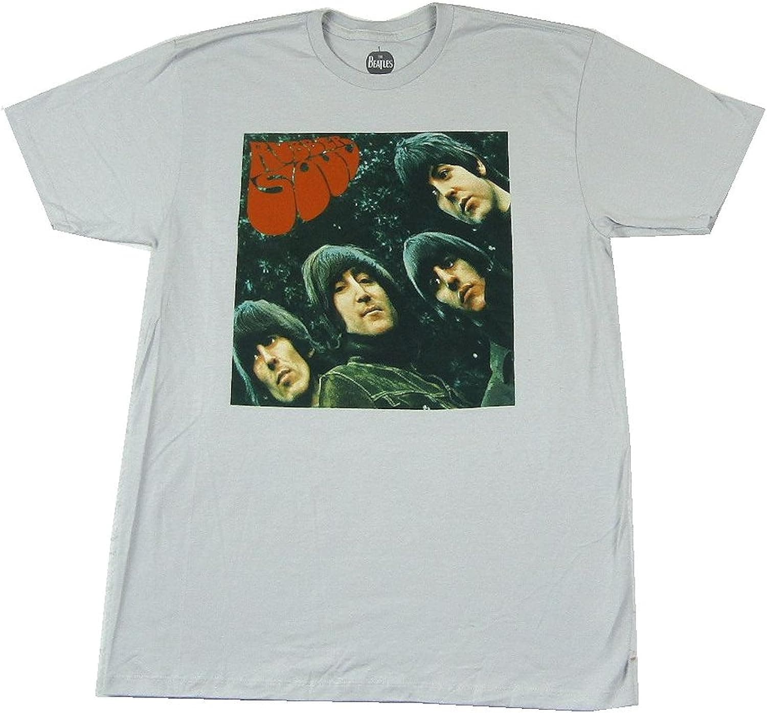 The Beatles Rubber Soul Silver Grey T Shirt