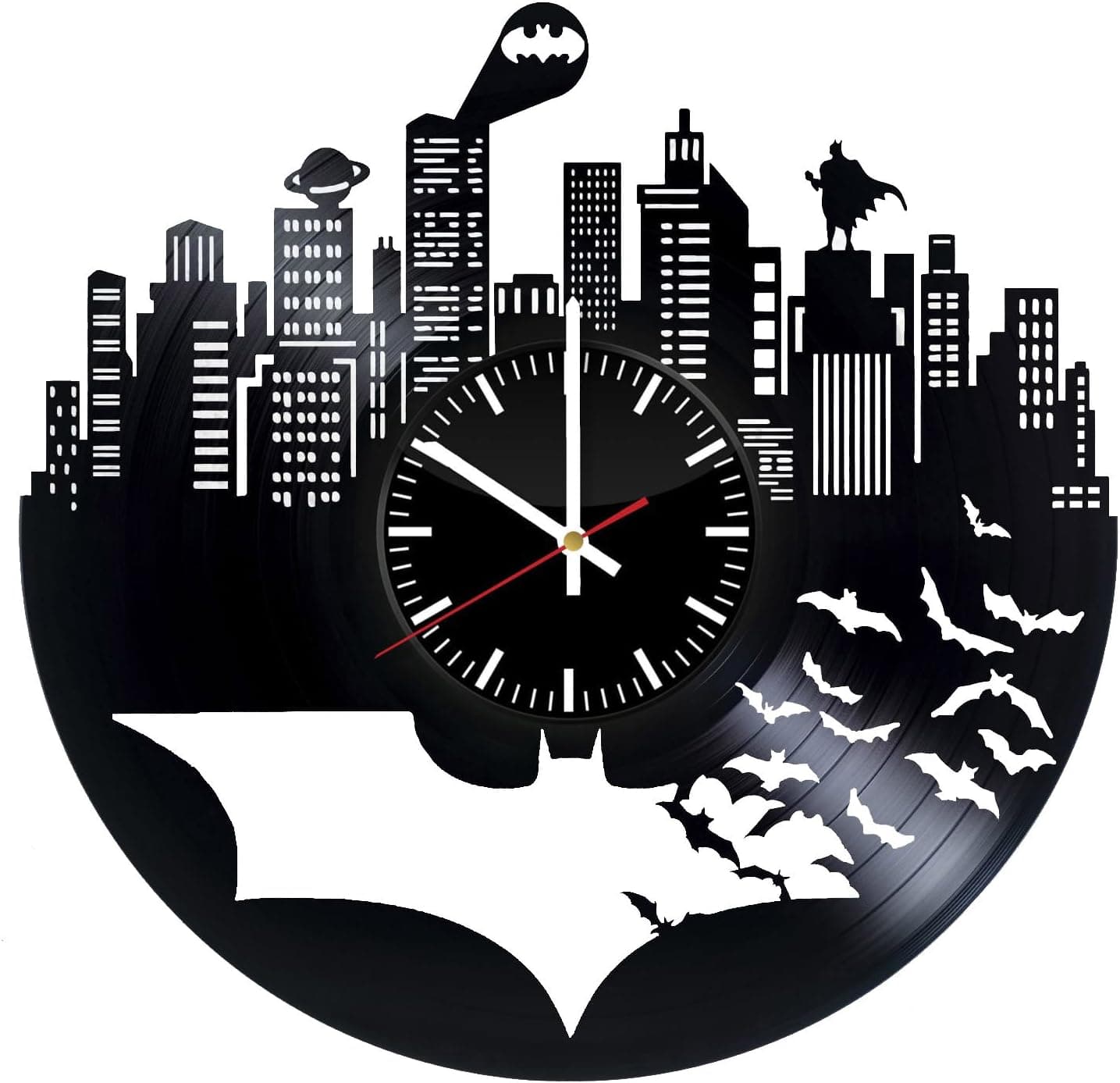 Vinyl Clock Batman - Vinyl Record Wall Art Home Decor - Original Vintage Gifts for Men & Women