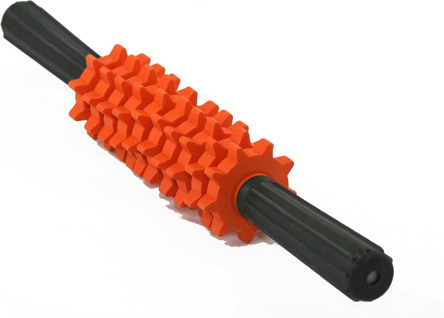Rock n Roller Massage Stick - Rubber Foam Roller Exercise Trigger Point Acupressure Muscle Therapy Tool