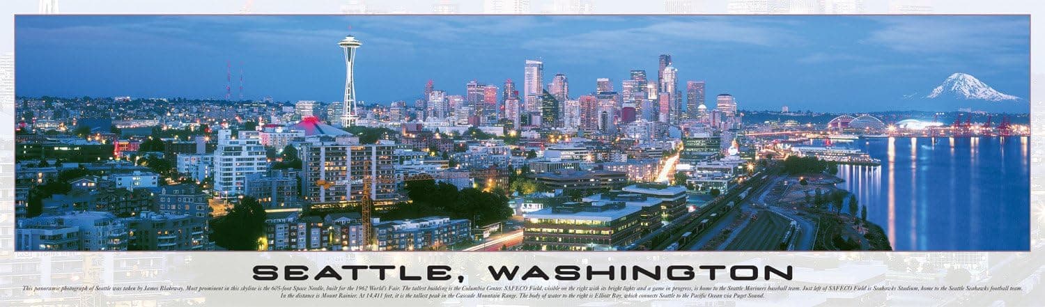 Buffalo Games Seattle - Panoramic Puzzle