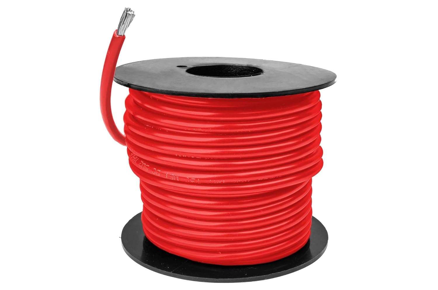 12 AWG UL 1426 (The Real Thing) Marine Wire -Tinned Copper Primary Boat Cable - 50 Feet - Red - Made in The USA