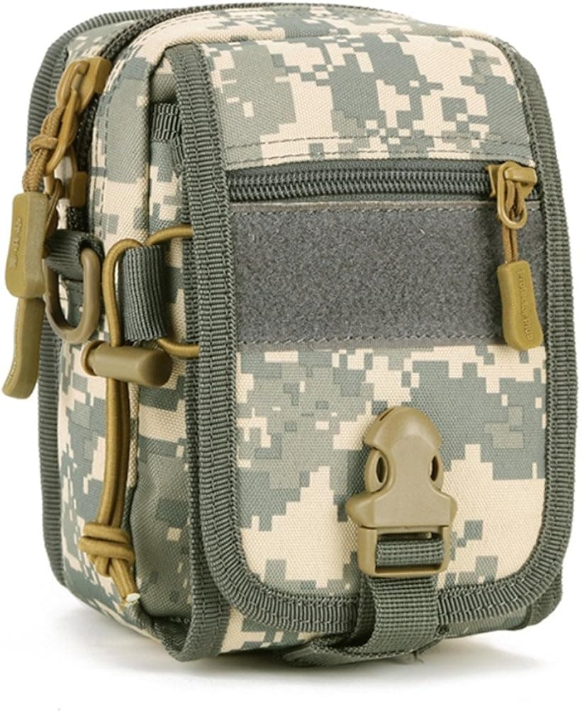 UNISTRENGH Tactical MOLLE Phone Magazine Pouch Military Small Velcro Belt Pouches Sling Chest Daypack Shoulder Bag Gear Duty Pack for Outdoor Hunting Vest Backpack