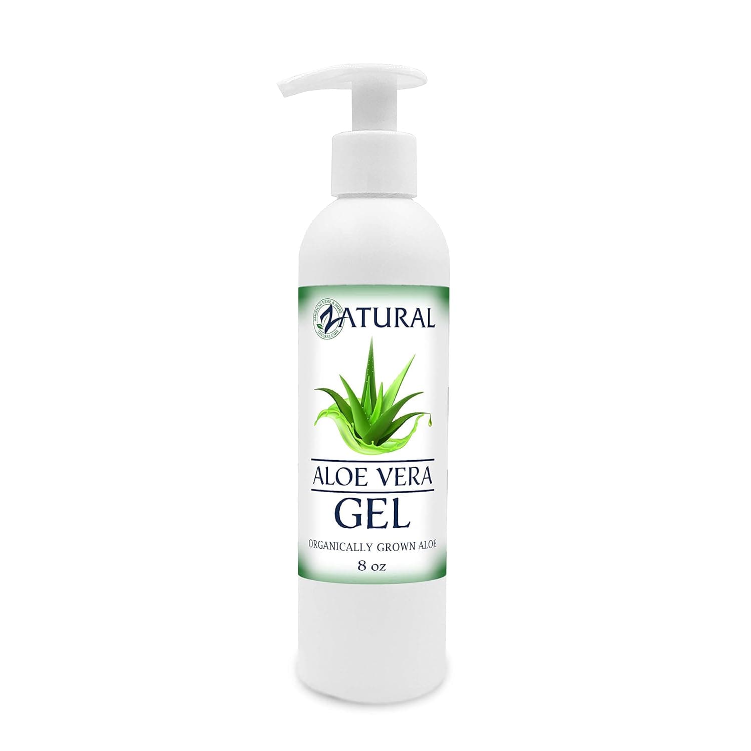 Aloe Vera Gel - Natural Scent - Moisturizing - Soothing (8 Ounce Pump)