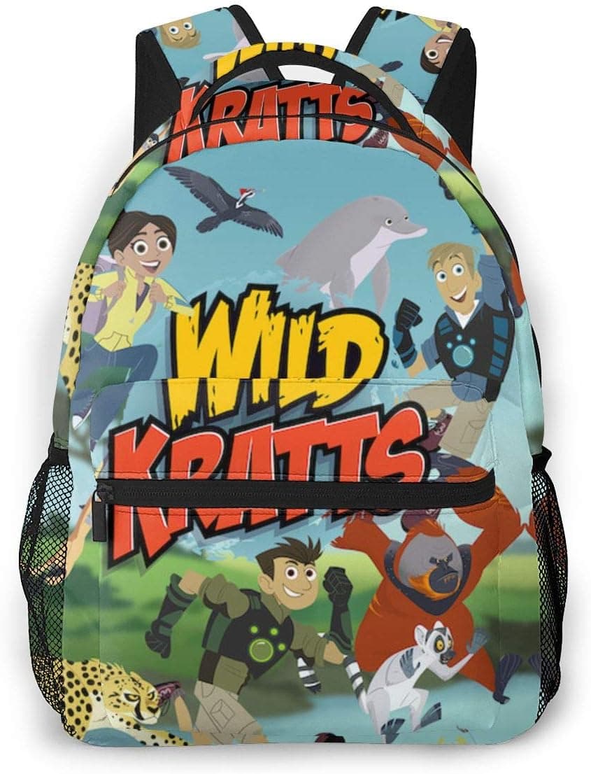 Wild Bag Kratts Laptop Backpack Travel Daypack Bookbag Travel Bag Shoulder Bag,Black,One Size