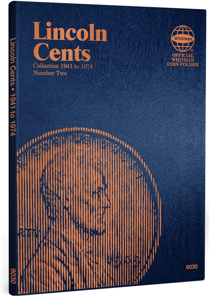 Whitman US Lincoln Cent Coin Folder Volume 1 1909 - 1940 #9004