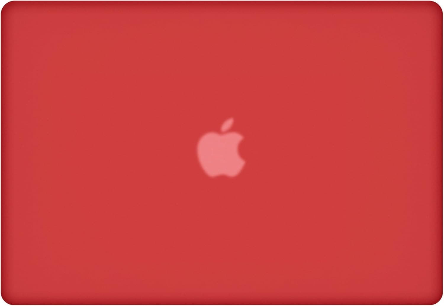 MacBook-Air-13-Covers, RiverPanda Lightweight Ultra Slim Rubber Coated Hard Case Cover with Keyboard Skin for MacBook Air 13-Inch (A1369/A1466) - Jasper Red