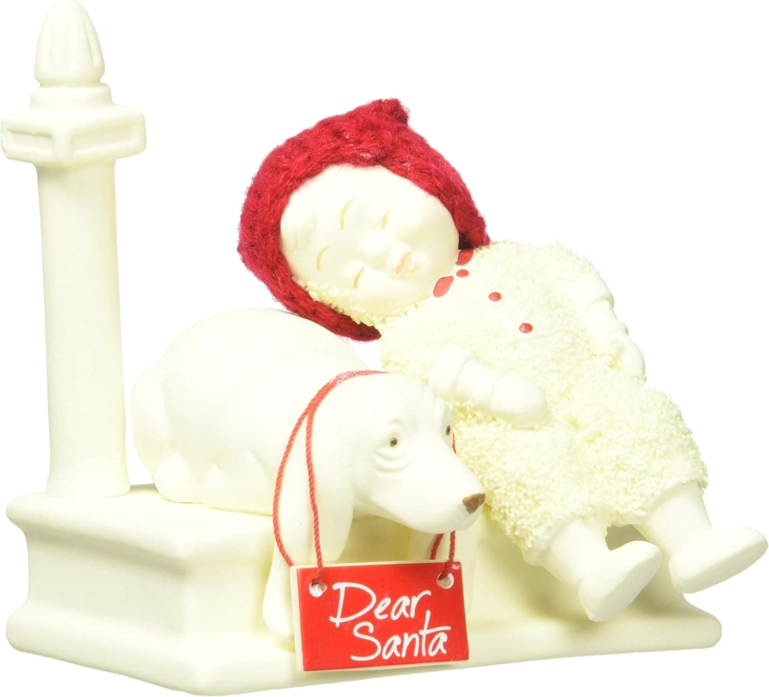 Department 56 Snowbabies “Waiting for Santa” Porcelain Figurine, 4.25”