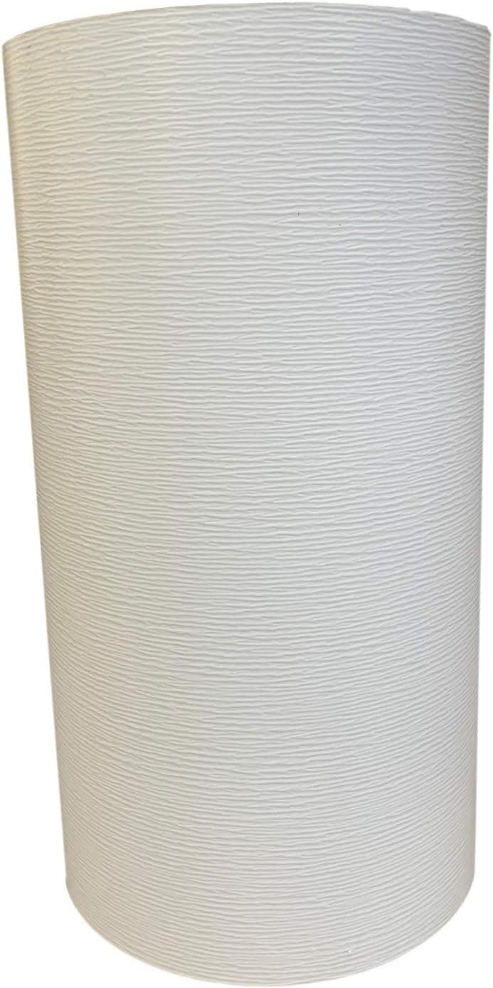 Eagle 1 Aluminum/Vinyl Siding Coil (Multiple Sizes) Each Roll Includes Free 1.25" Matching Stainless Steel Trim Nails - Fascia Cover- Aluminum Flashing Roll (6" x 50 FT, White Woodgrain)
