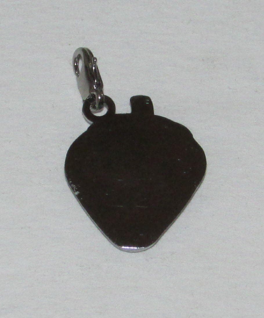 Small Enamel STRAWBERRY Pendant Charm Lobster Clip KEY CHAIN Ring Keychain NEW