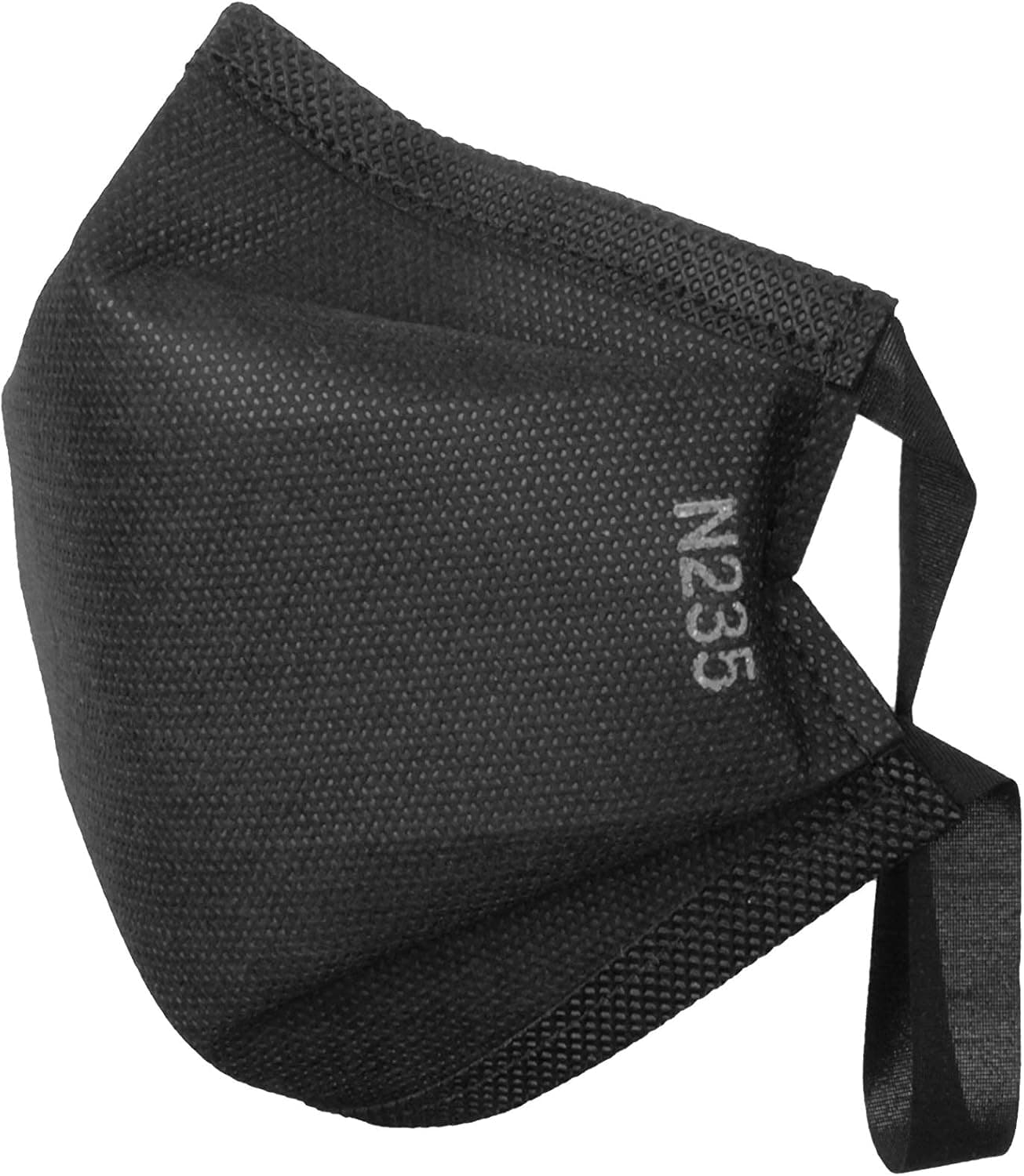 Reusable N235 Machine Washable Polypropylene Mask, Blackout Edition, XL