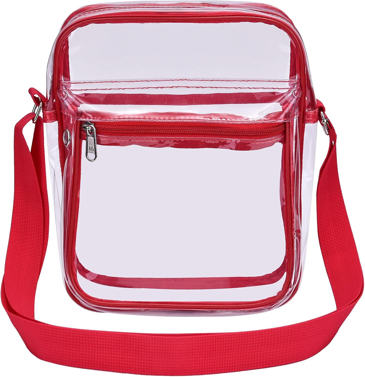 USPECLARE Clear Bag Stadium Approved for Work & Business Travel for Men & Women, Clear Crossbody Shoulder Bag