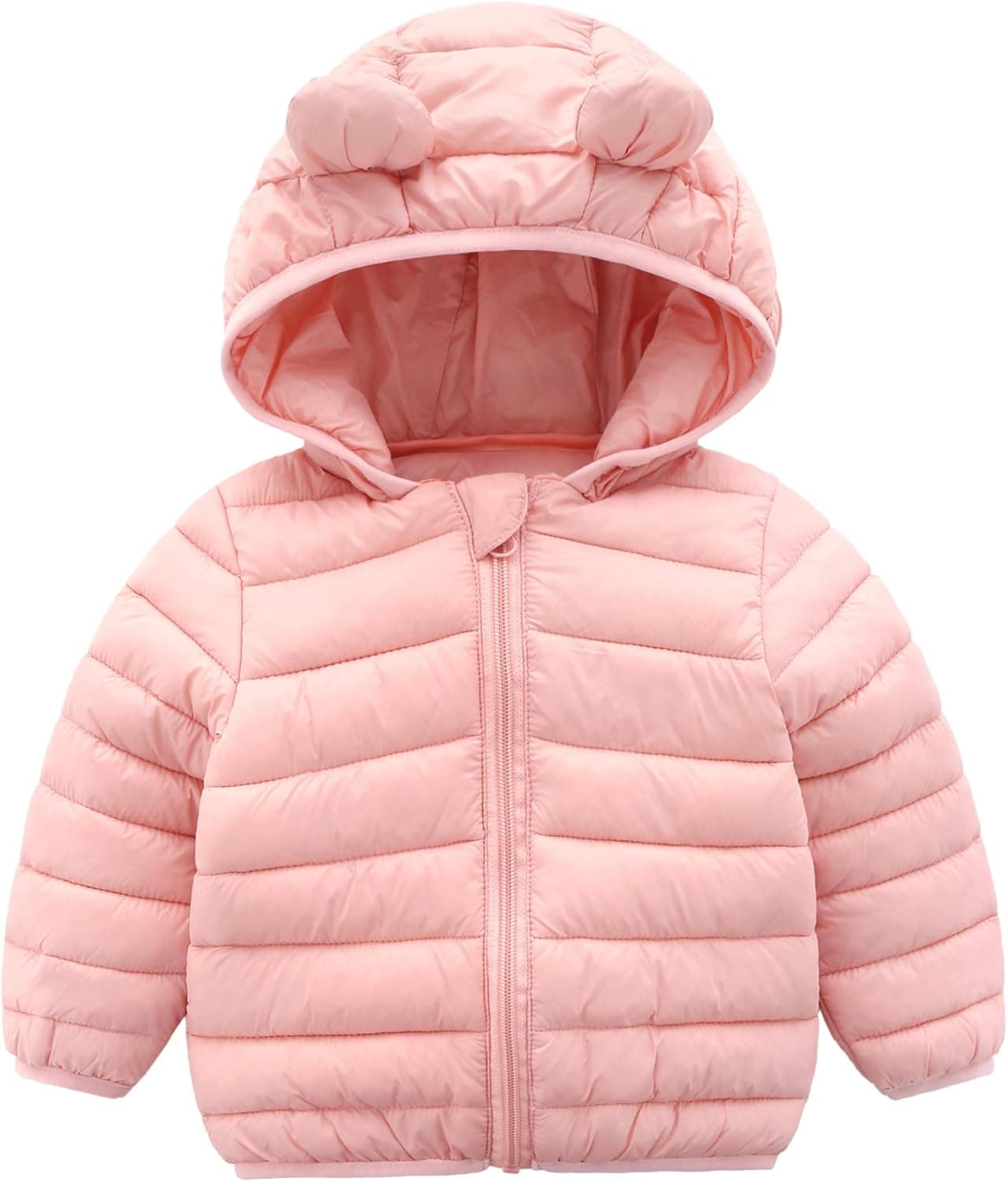 CECORC Winter Coats for Kids with Hoods (Padded) Light Puffer Jacket for Baby Boys Girls, Infants, Toddlers…