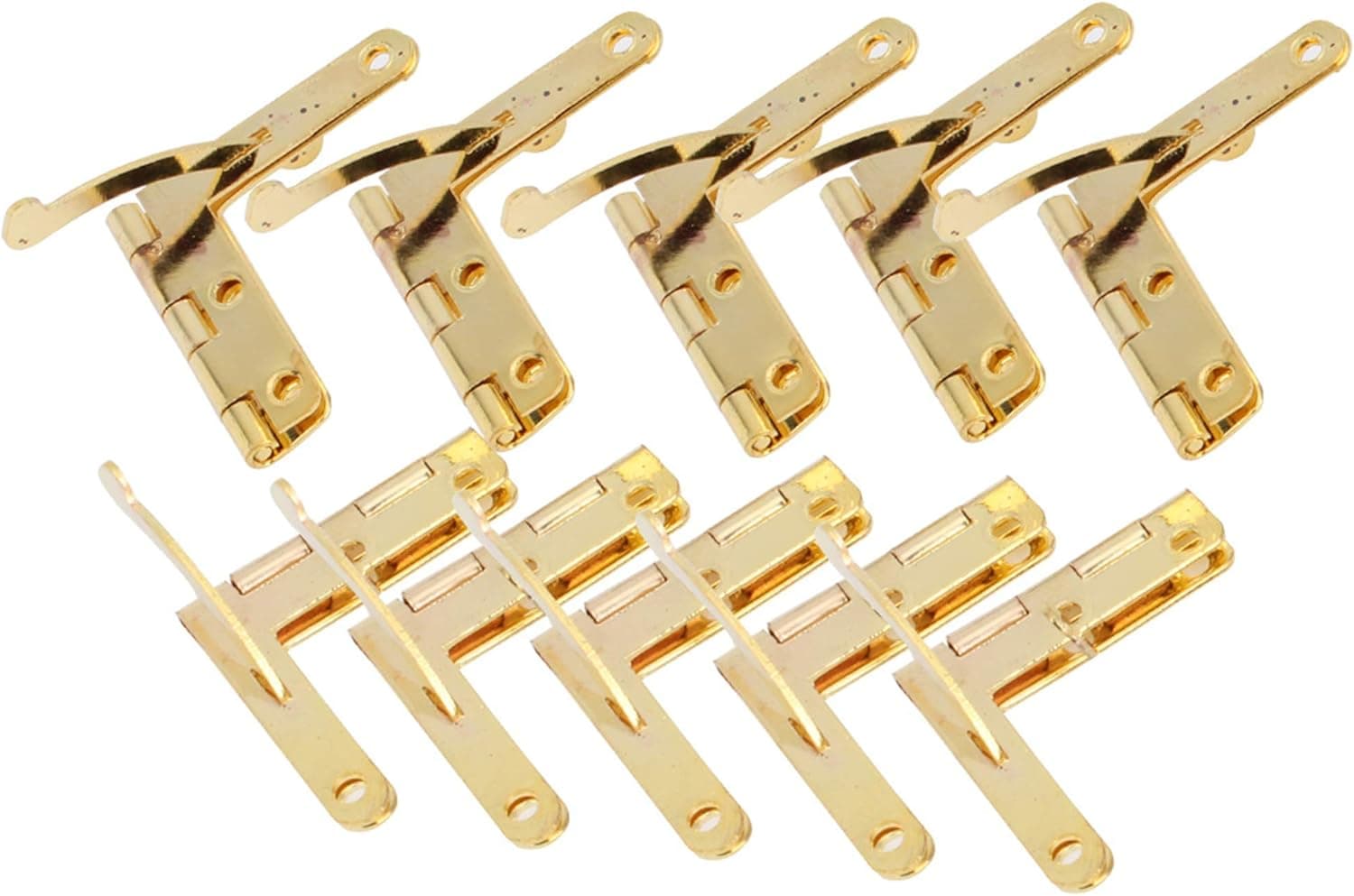 BQLZR Hinge Hardware Accessories 33x30mm Spring Hinge for Jewelry Box Pack of 10