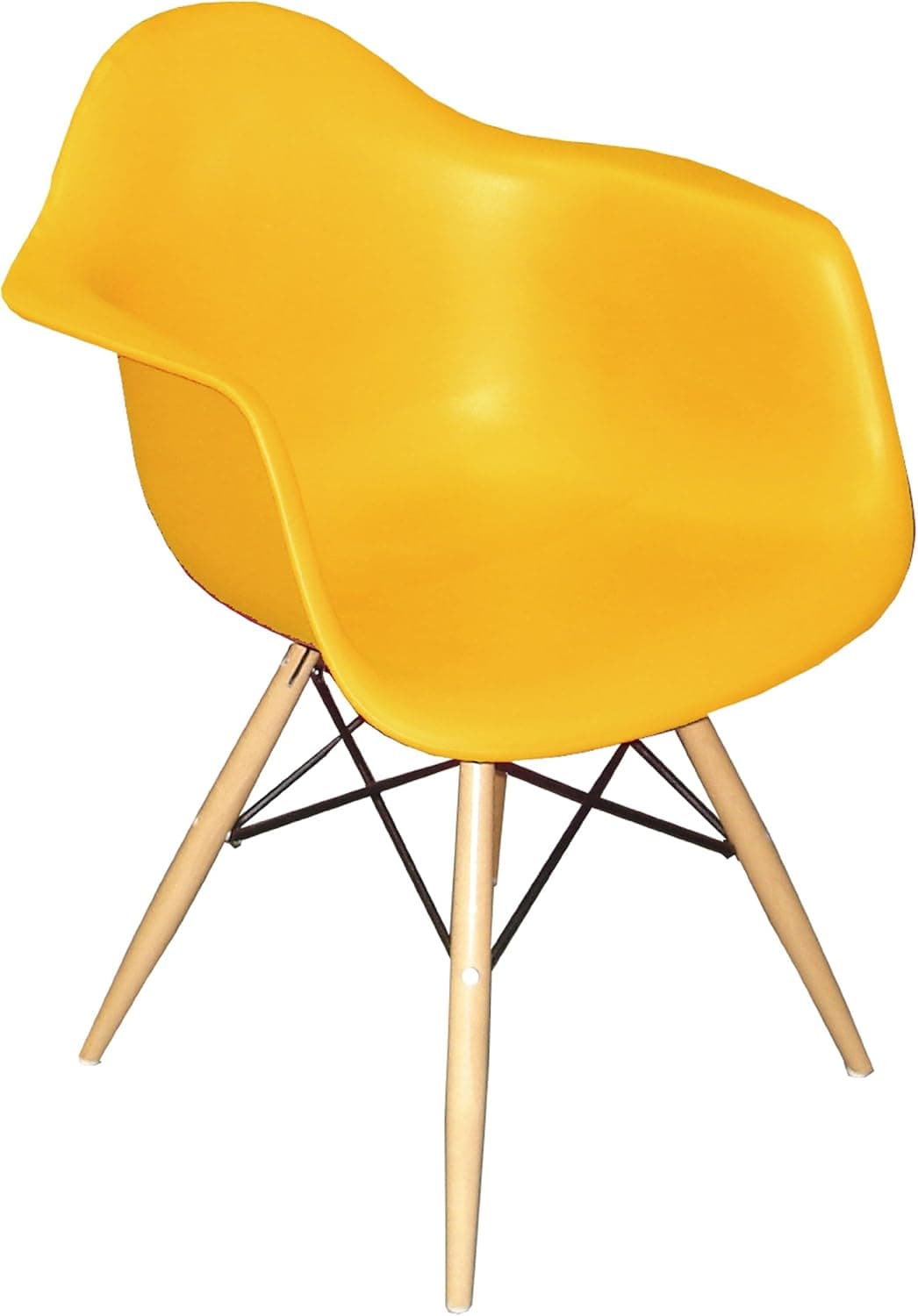 Pangea Home Daffy Arm Chair, Yellow