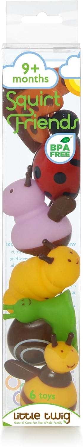 Little Twig Little Critter Squirt and Float Bath Time Toys, 6 Count