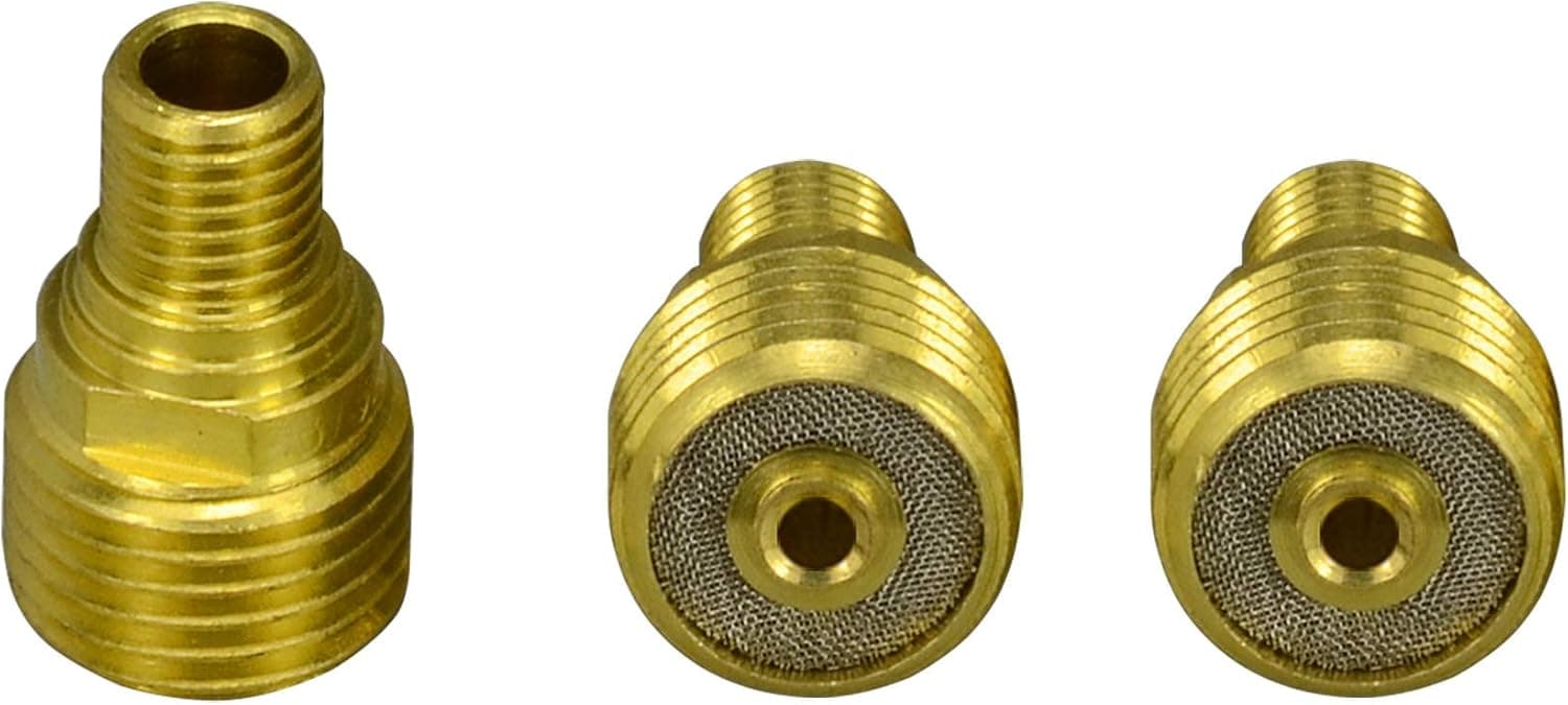 RIVERWELD TIG Gas Lens Collet Body (45V44 3/32") Fit SR DB PTA WP 9 20 25 TIG Welding Torch 3pk