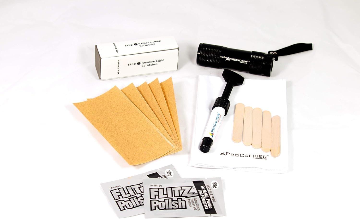 ProCaliber Granite & Marble & Quartz Chip & Nick Repair Kit - Pro Size Clear LCA