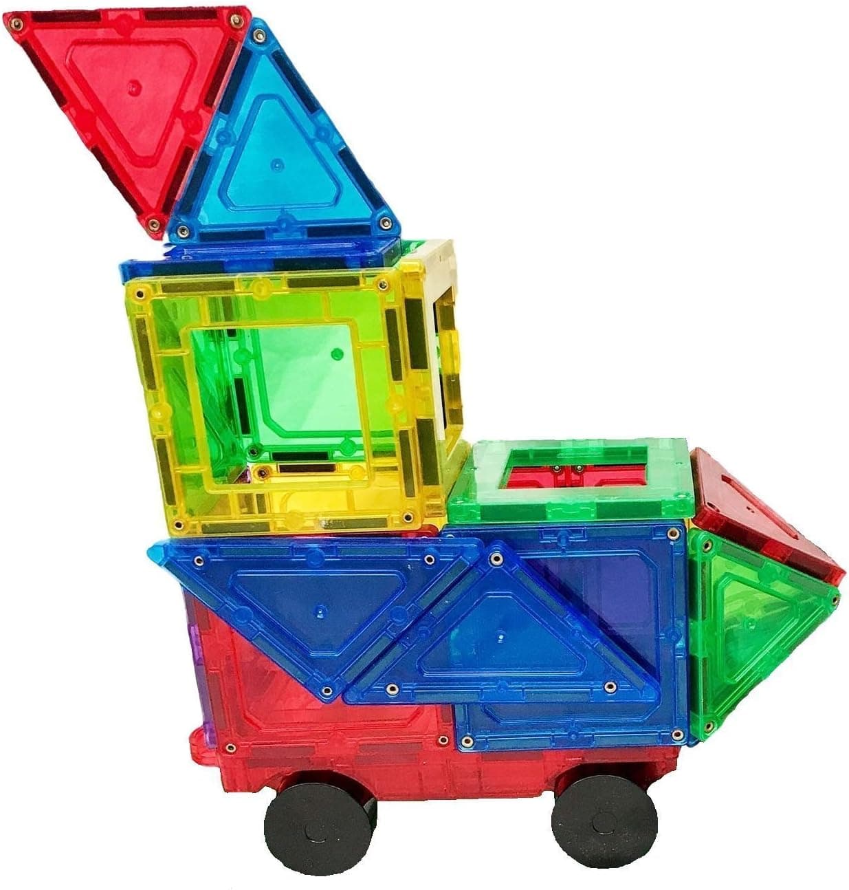 Suncatchers Magnetic Tiles Building Toy- 32 Piece Construction Set for Kids