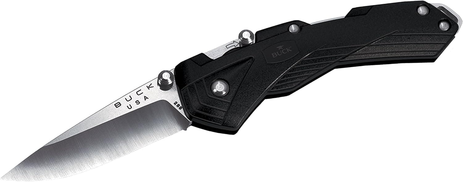 Buck Knives Knife Black -1/4 In. Closed -3/4 In.
