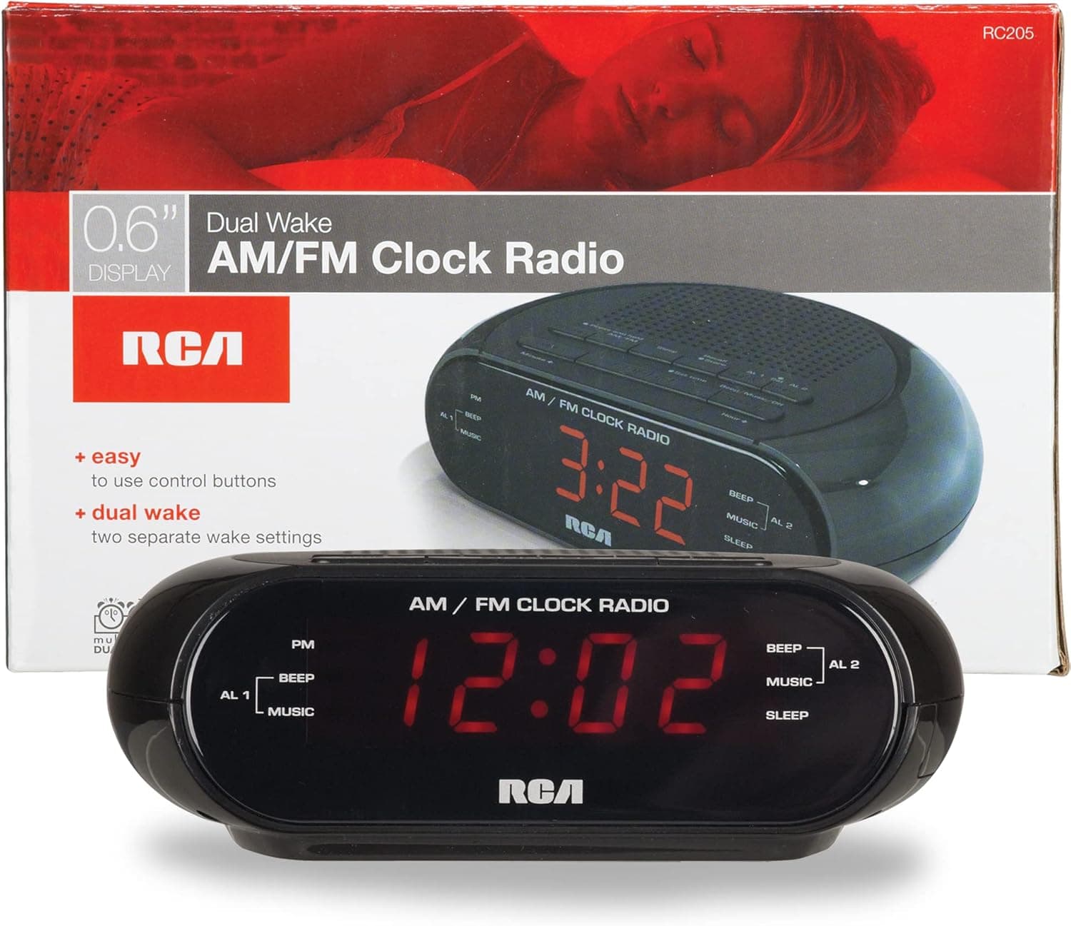RCA Dual Wake Clock Radio