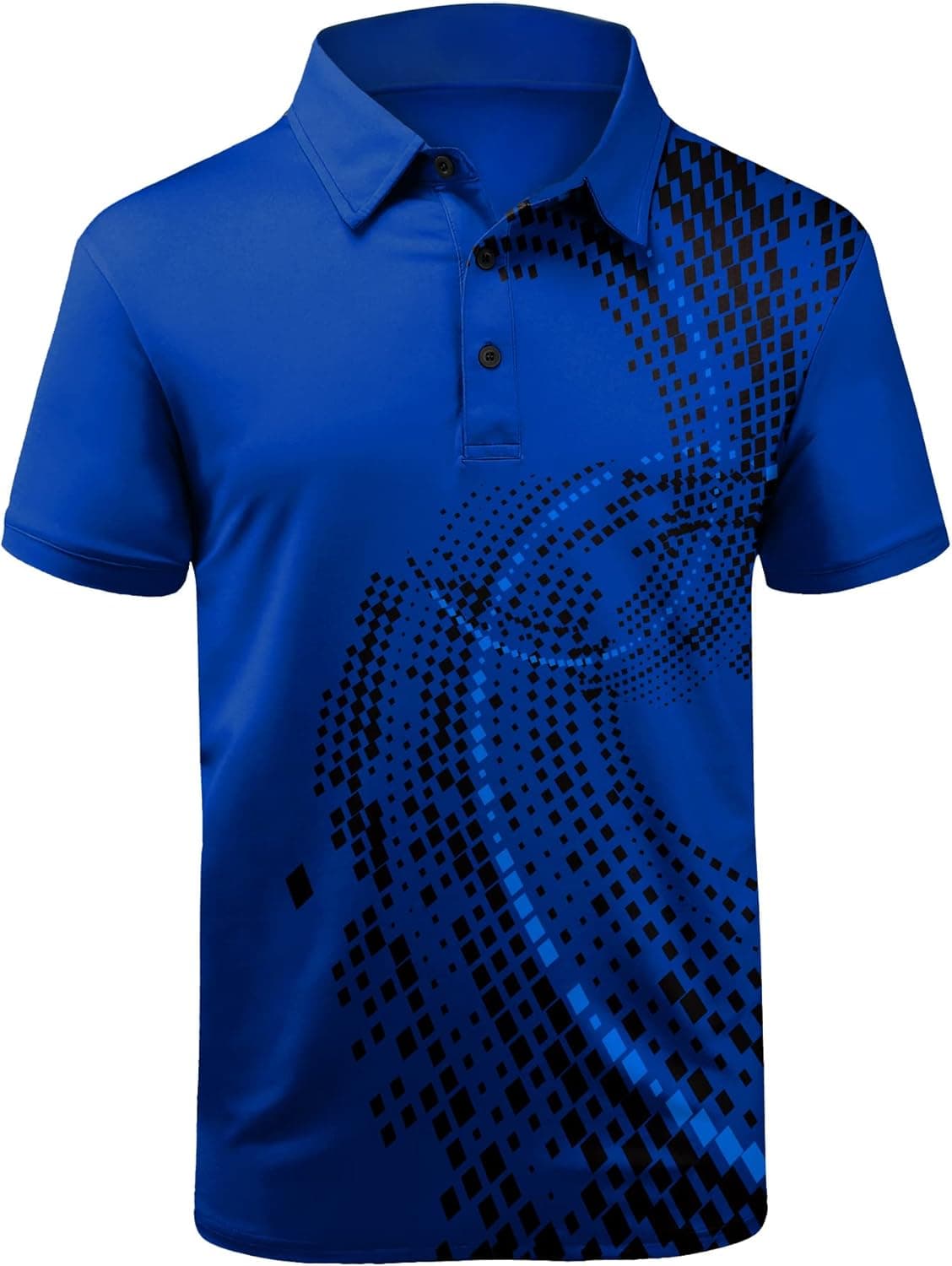 GEEK LIGHTING Men's Polo Shirt Short Sleeves Golf Tennis Polo Casual Sport Polo T-Shirt