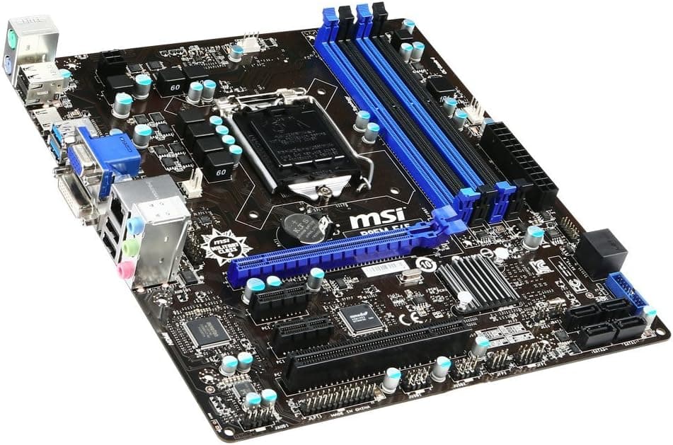 MSI Intel B85 LGA 1150 DDR3 USB 3.1 Micro ATX Motherboard (B85M-E45)