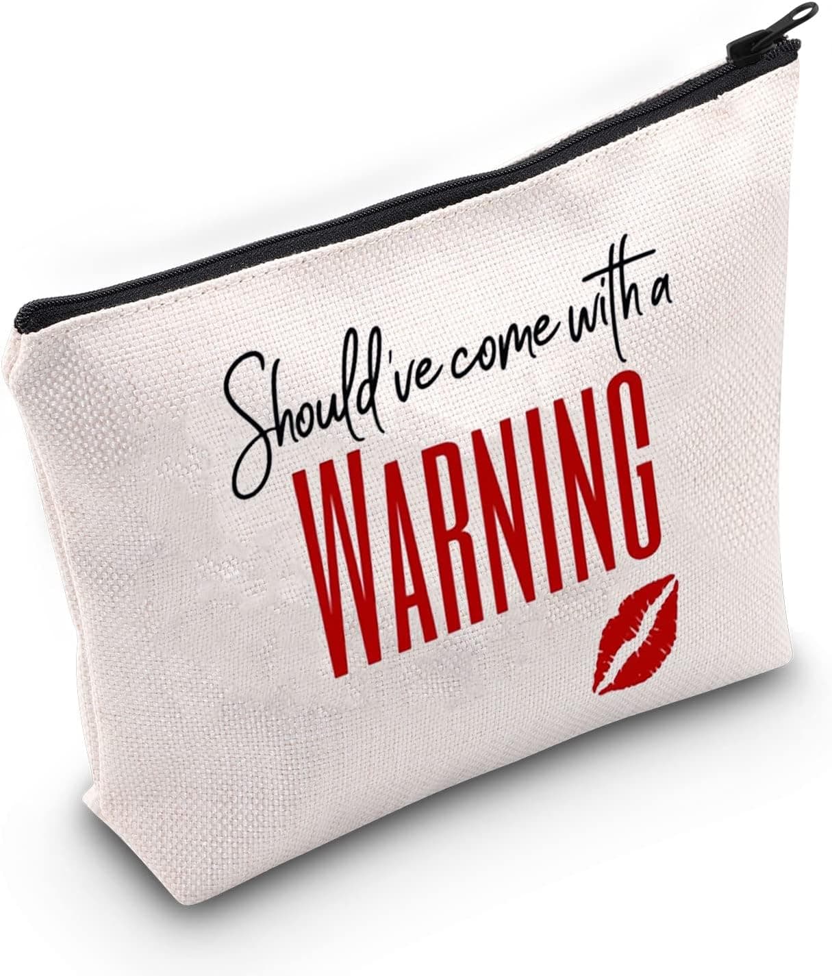 TOBGB Wasted on you Inspired Makeup Bag Gift Song lyrics Gift Country Music Lover Gift (Warning bag)
