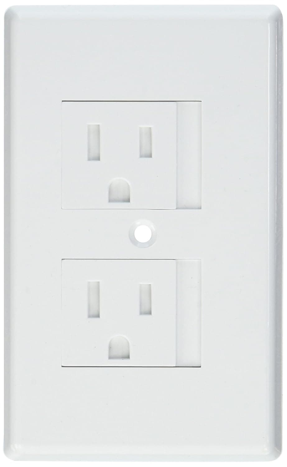 Mommys Helper 25-Pack Bulk Safe Plate Electrical Outlet Covers Standard, White