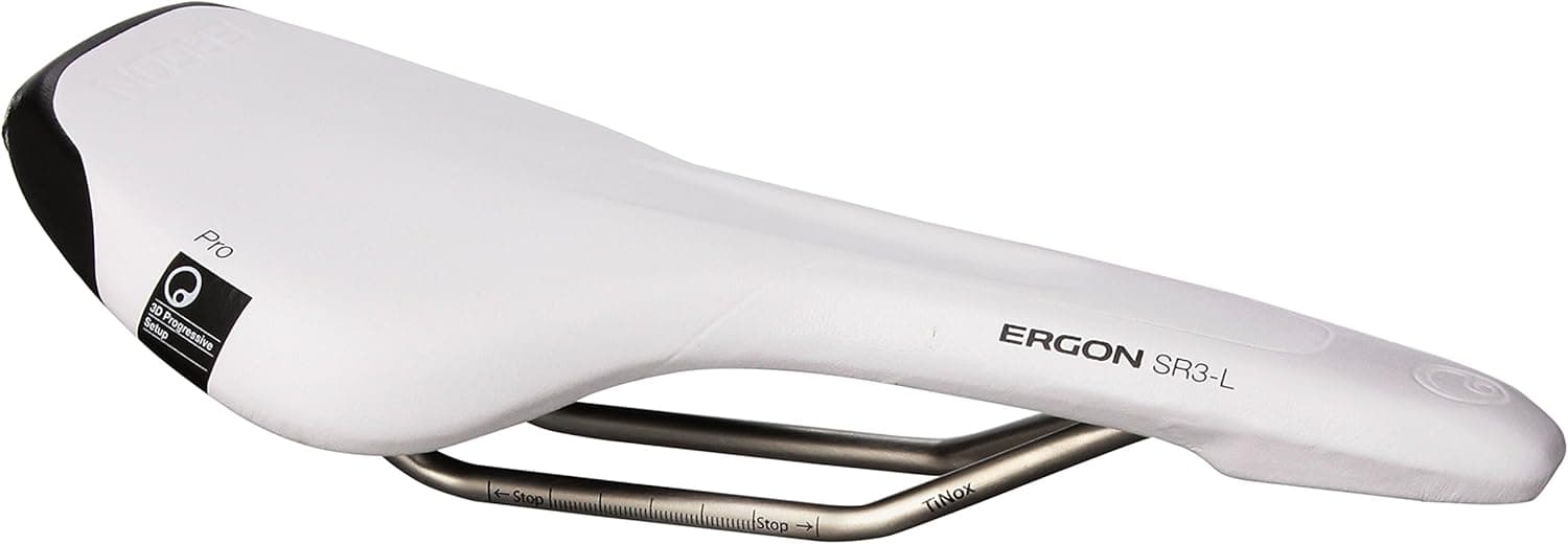 Ergon SR3 Pro Road Bike Saddle White