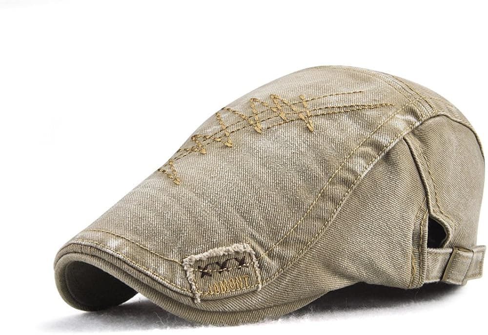 Eversell Men's Breathable Adjustable Flat Cap Beret Ivy Gatsby Newsboy Caps