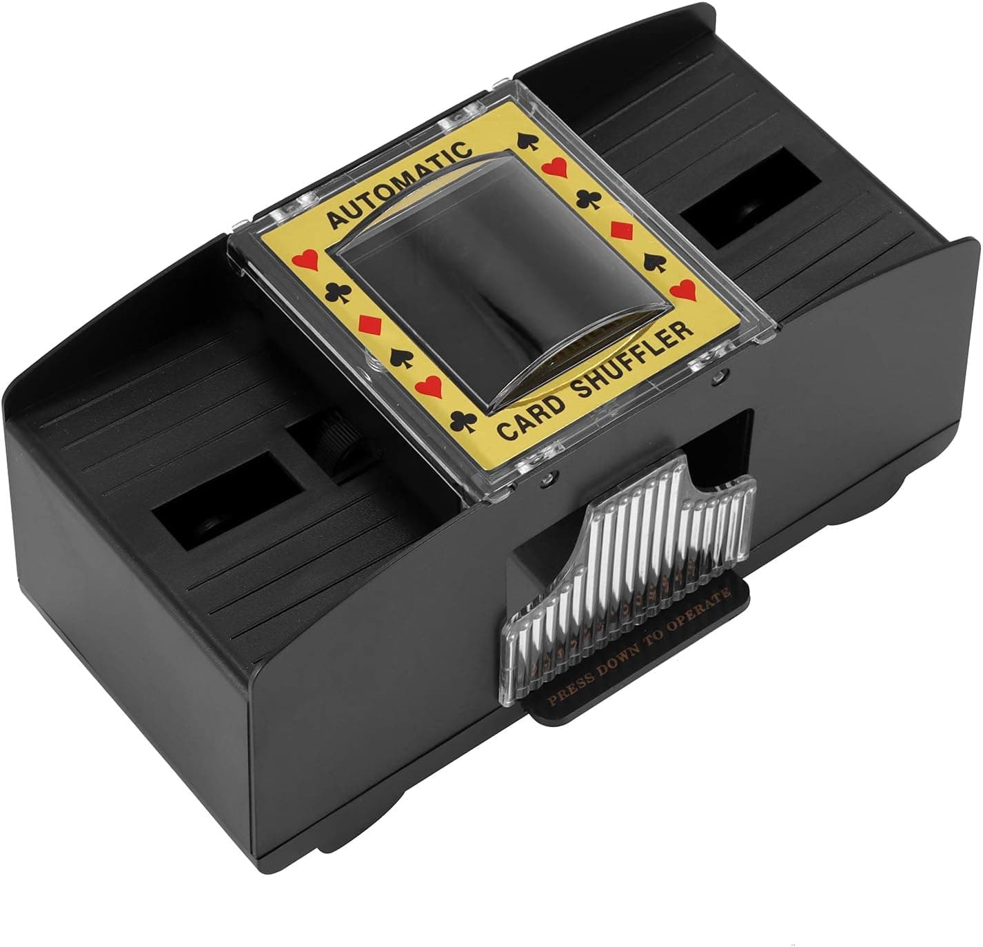 ACECITY 2 Deck Automatic Card Shuffler Machine, Electronic Casino Poker Card Shuffling, Battery Operated -One/Two Deck Card Shuffle Sorter, Playing Card Shuffler Tool Accessories