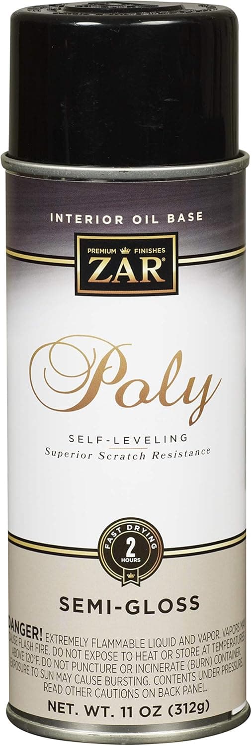 ZAR 33007 Semi Gloss Ultra Interior Polyurethane, 11-Ounce