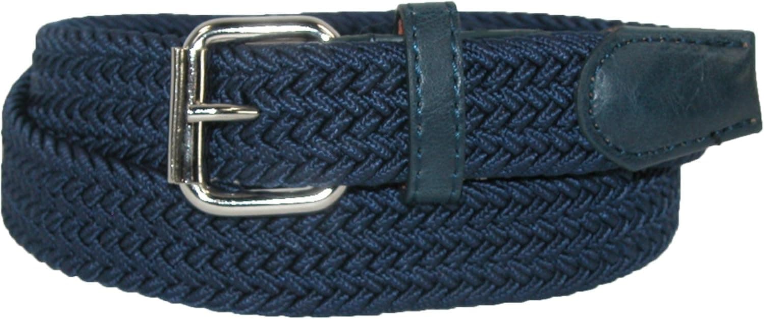 CTM® Kids' Elastic Braided Stretch Belt