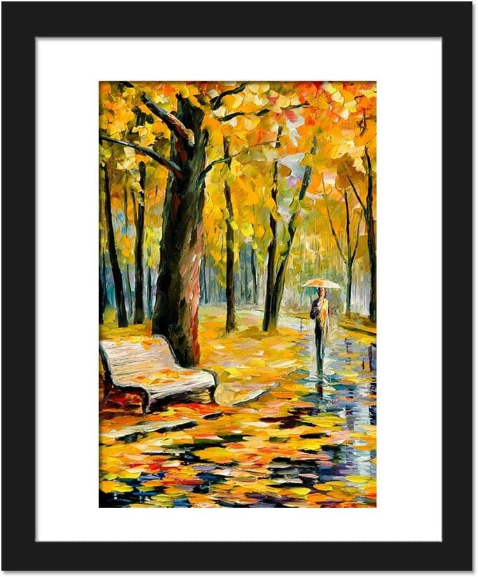 Alotpower Black Picture Frame 11x14, Black Wall Picture Frame Display 8x10 Picture Real Glass Wall Hanging Photo Frame