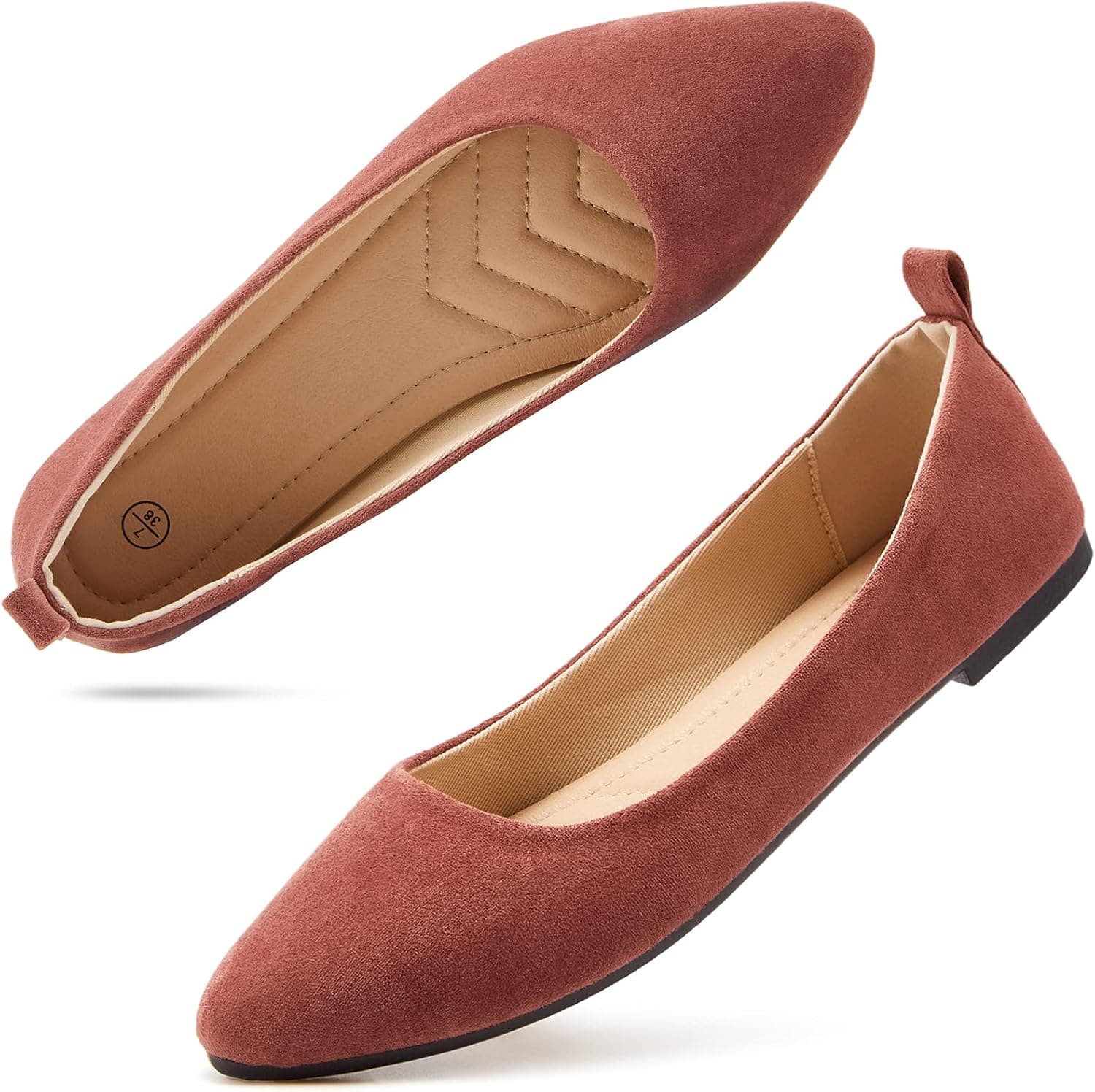 hash bubbie Women Ballet Black Flats Shoes Comfortable Slip on Shoes Casual Dress Shoes Slip on Shoes