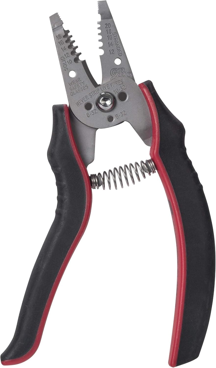 Gardner Bender GES-55 ArmorEdge Wire Stripper, 18-10 AWG, Stainless Steel, 6½ inch. Handle, 1 Pk.