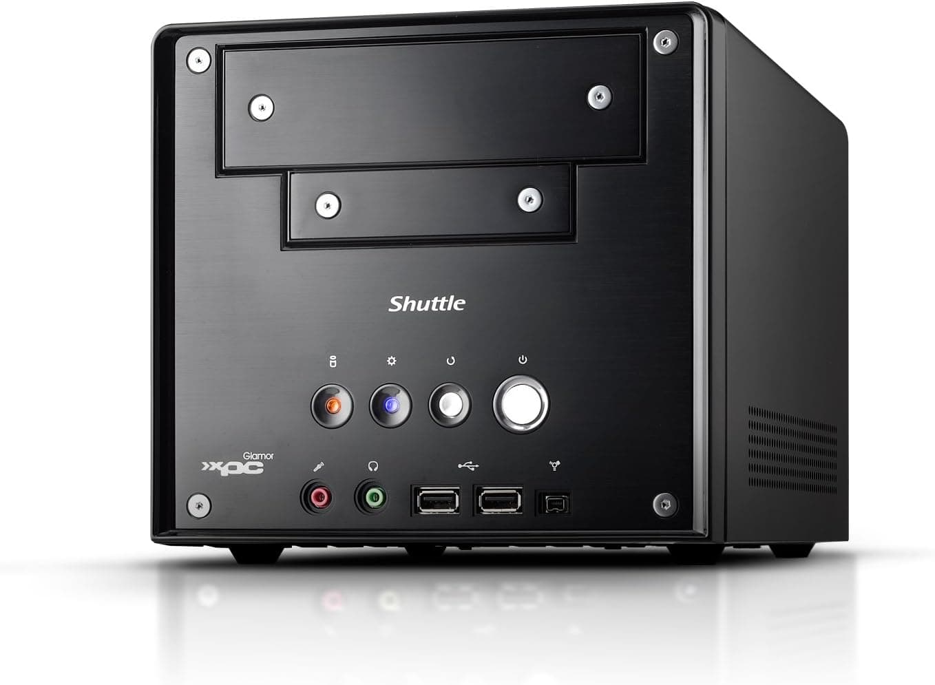 Shuttle Computer SG31G2 Intel G31+ICH7 Chipset Up to Intel Core 2 Quad Dual Channel DDR2 Max 4GB 250W Power Supply Barebone (Black)