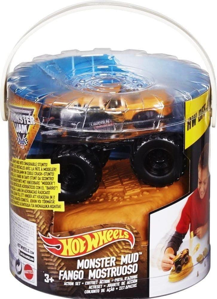 HOT WHEELS Monster Jam Mud Action Set(BJP71/BJP72) !COLOR MAY VARY!