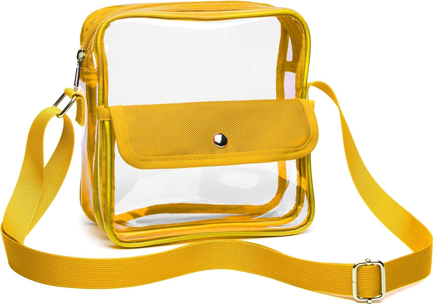 PACKISM Clear Purse, Clear Stadium Bag for Women Men Approved Concert Cross Body Bag