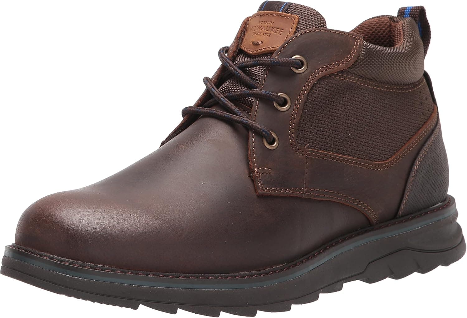 Nunn Bush Men's Luxor Plain Toe Chukka Boot with Comfort Gel and Memory Foam