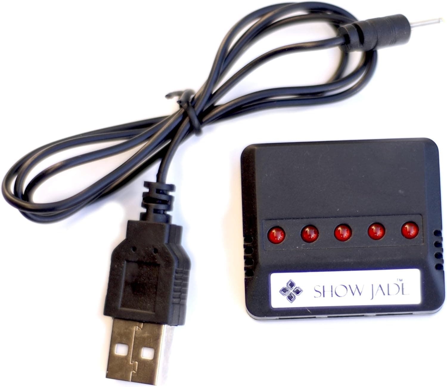 ShowJade TM Upgraded 5 port/ 5 in 1 3.7v Battery Wall Charger for Syma X5C X5A X5/Hubsan X4/Wltoys JXD