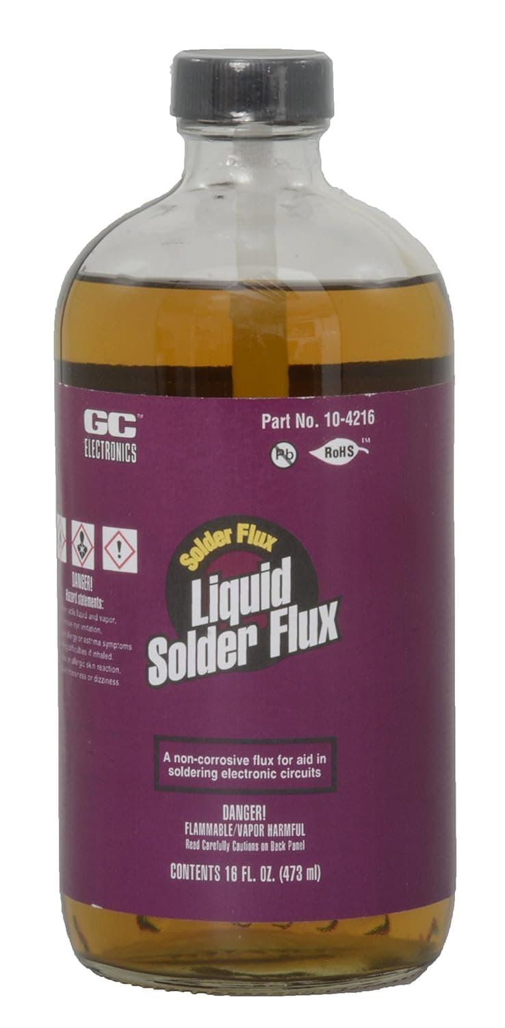 GC 10-4216 Liquid Solder Flux, 16 Fluid oz Bottle