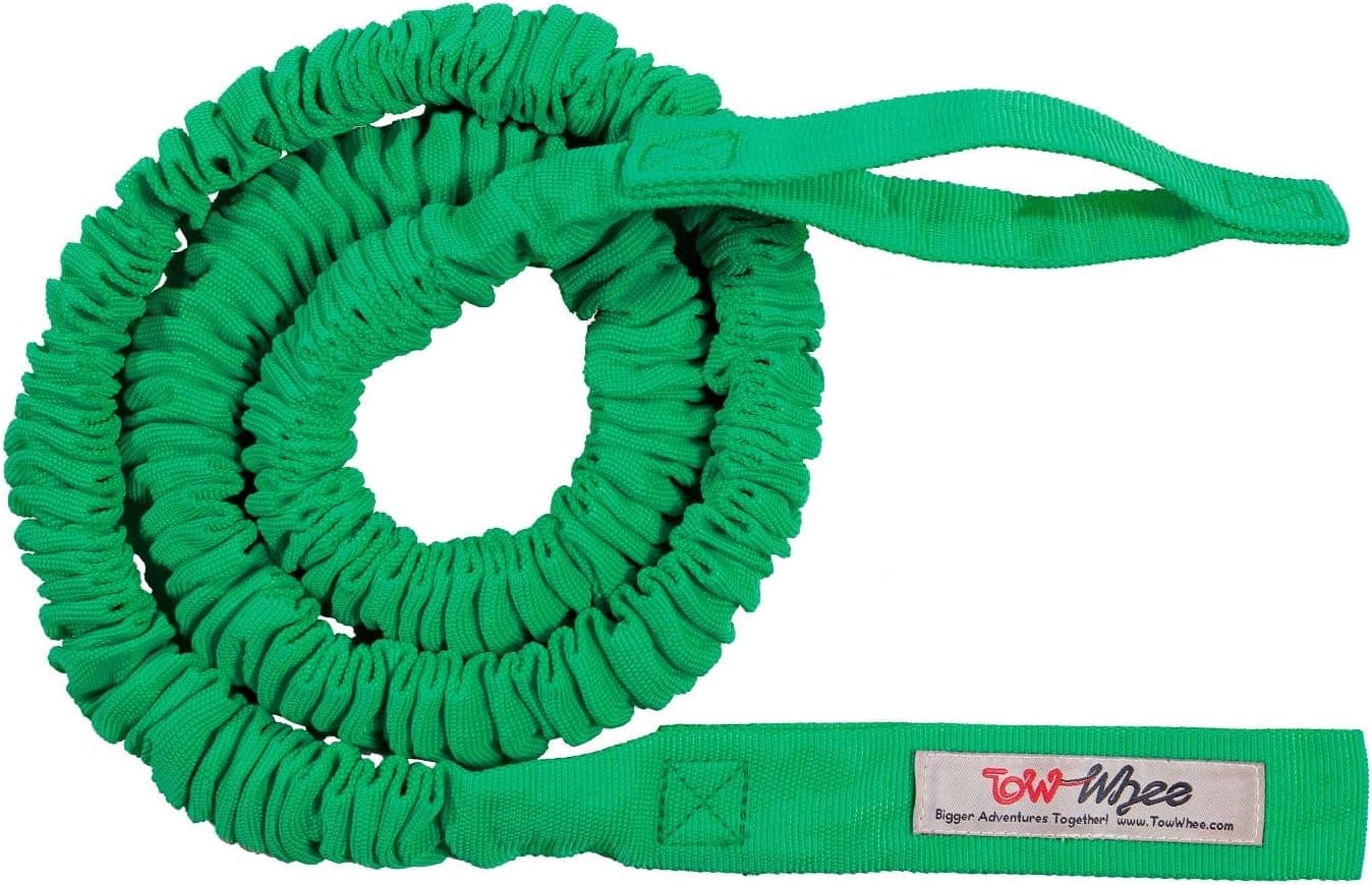 TowWhee - The Original Bike Bungee Tow Rope for Kids | MTB & Cycling Stretch Pull Strap for Riding Further with Your Child | Compatible with Any Bicycle