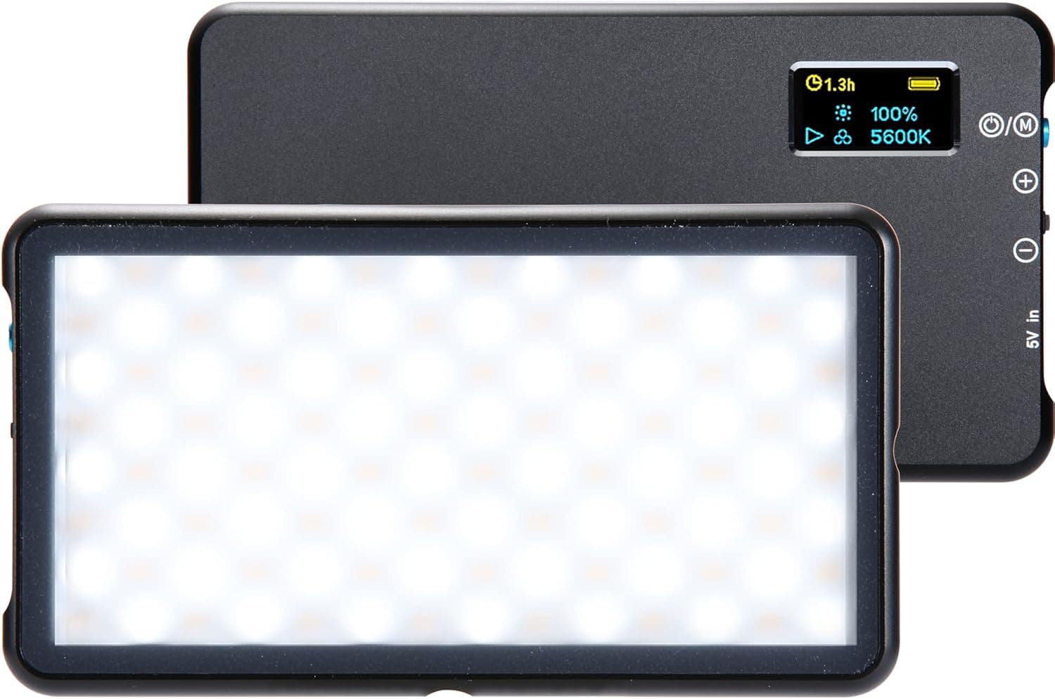 Lume Cube Bicolor Mountable LED Light for Professional DSLR Cameras, Adjustable Panel Go Kit, Intelligent LCD Display | Photo Video Lighting, Long Battery | Fits Sony, Nikon, Canon, Fuji, Panasonic