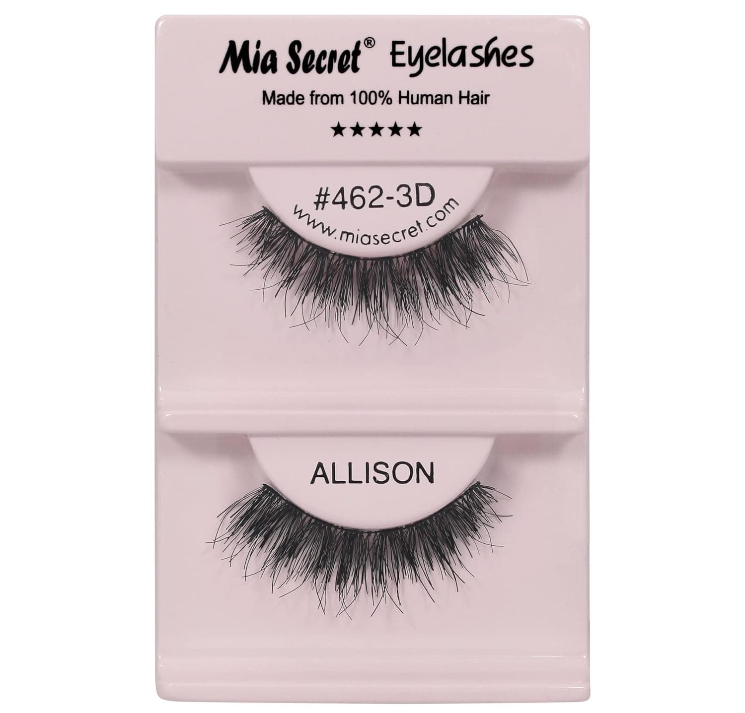 Mia Secret Natural Eye Lashes - Reusable Eyelash Extension - Tapered Ends Dolly Eye Look - Lightweight and Comfortable - 4 Pack (ALLISON)