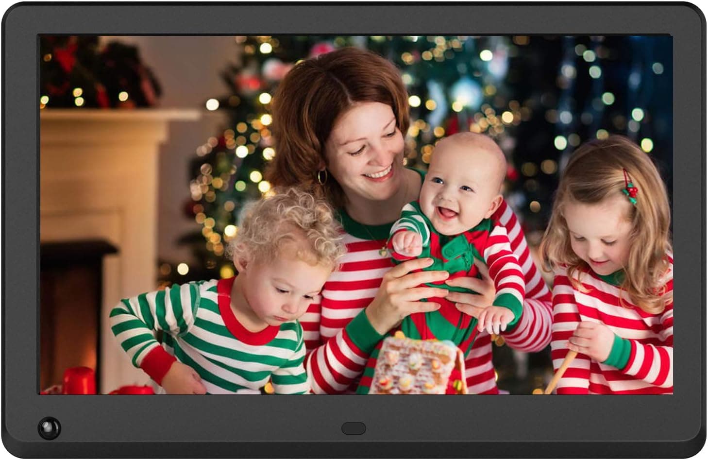 Atatat 11.6 inch Digital Picture Frame with 1920x1080 High Resolution, IPS Screen, Motion Sensor, Remote Control - Black